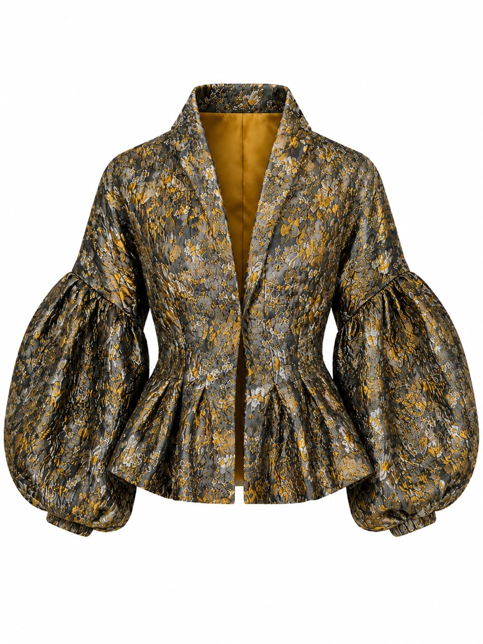 Renata Jacket / Brocada Floral mustard